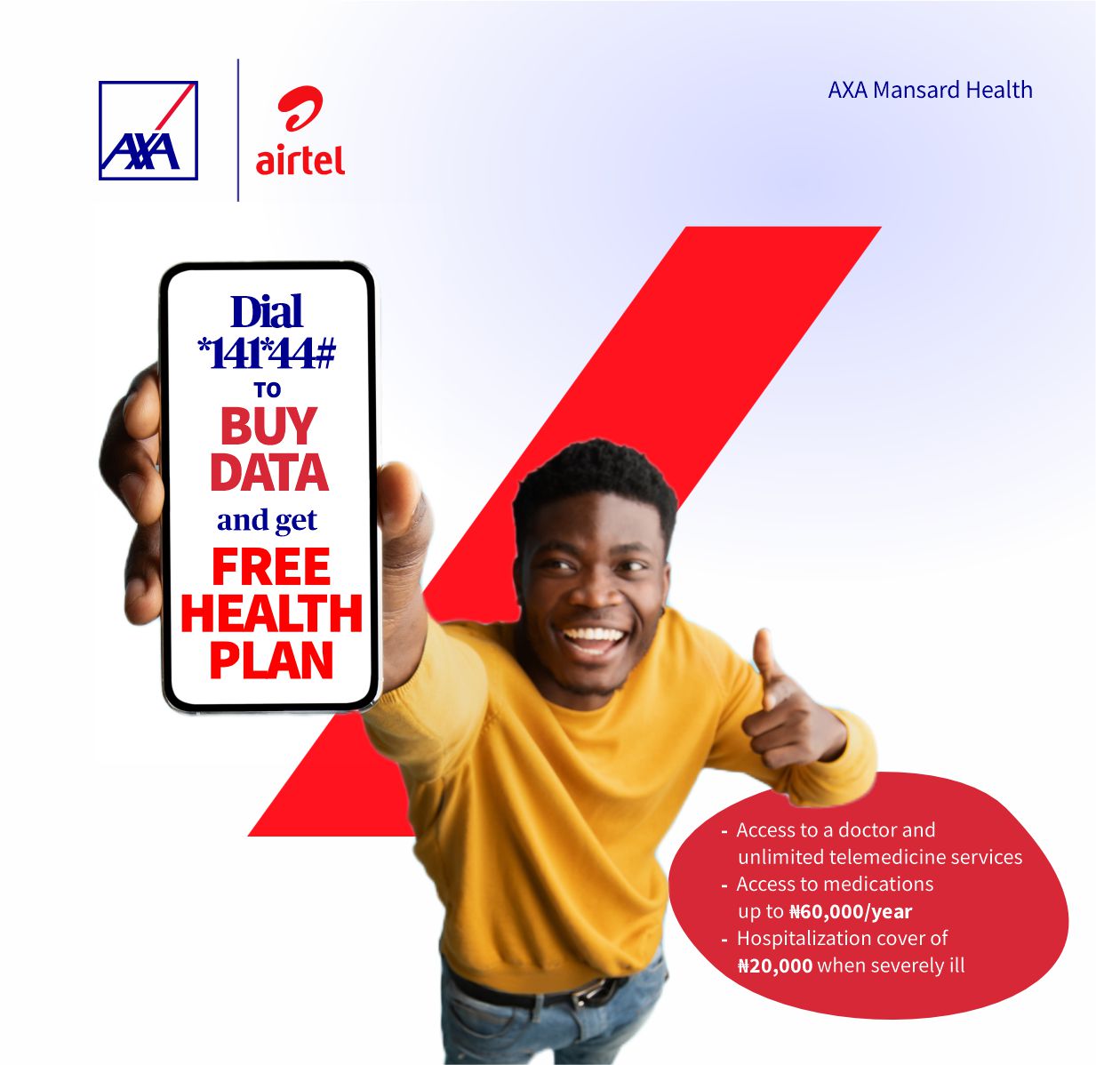 All you should know about the embedded AXA Mansard Health Insurance in Airtel Data Plan
